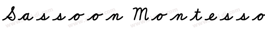 Sassoon Montessori W字体转换